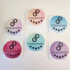 100 Thank You Stickers POSHMARK 2"